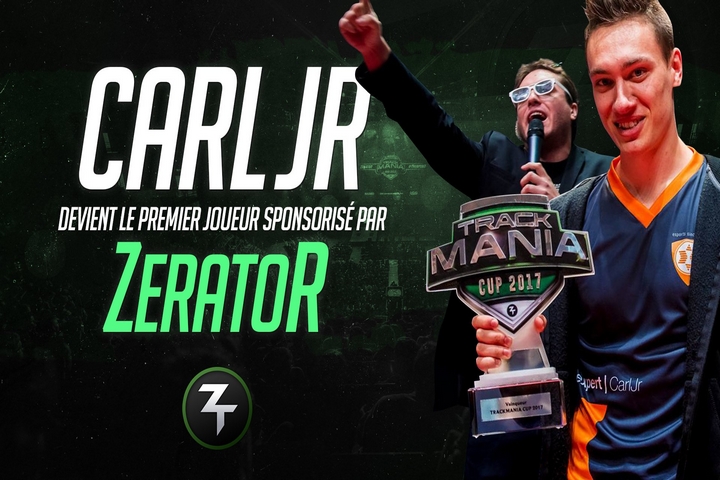 Trackmania : Zerator sponsorise Carl JR
