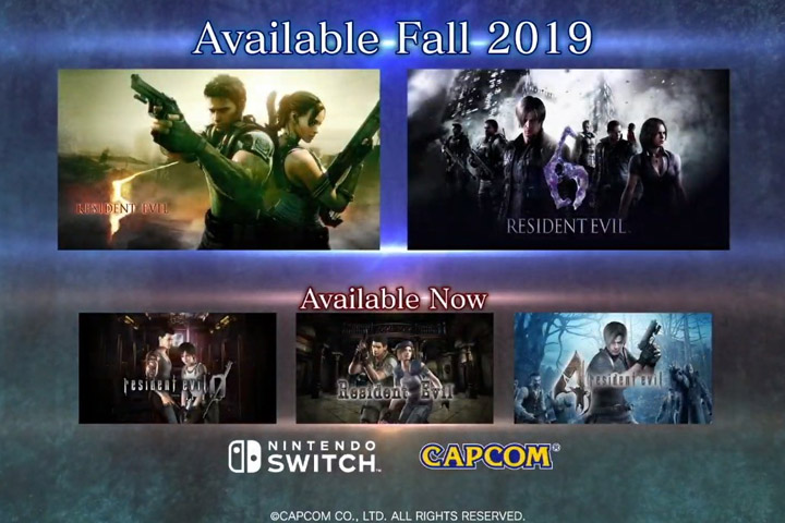 Resident Evil 5 et 6 : Sortie sur Nintendo Switch, trailer et date de sortie - E3 2019
