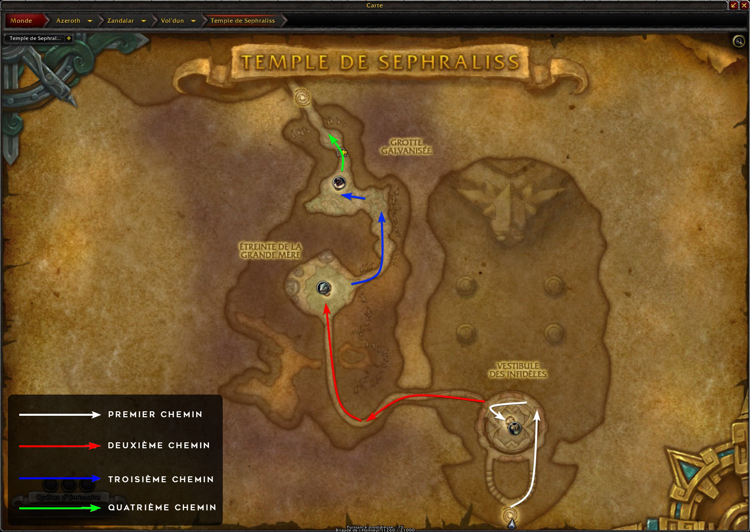 Réussir Temple de Sephraliss