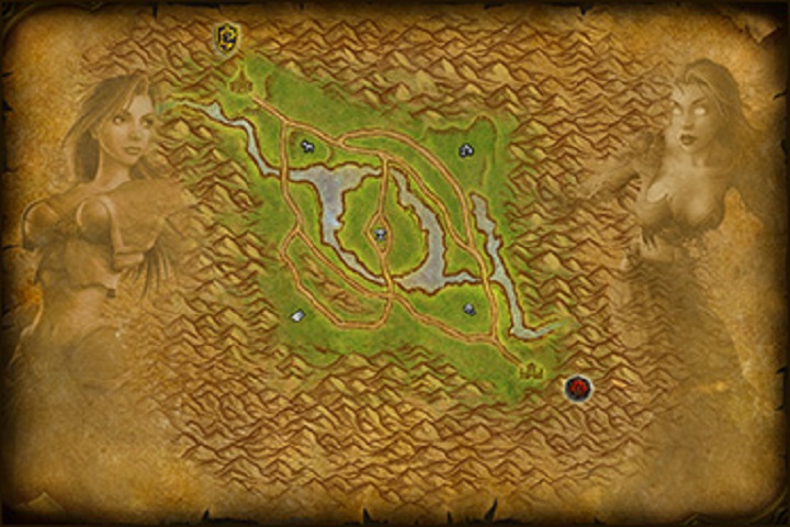 WoW : Bassin Arathi enneigé - Course aux points de ressource