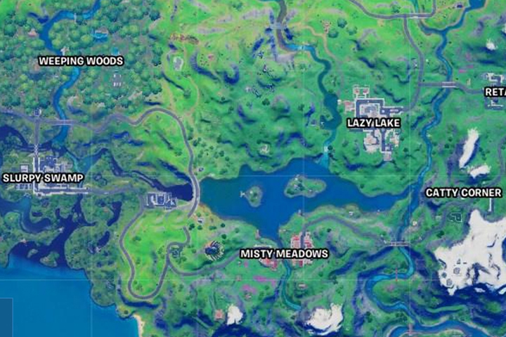 Où sont les lieux-dits dans Fortnite ?