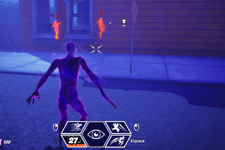 Fortnite : Détecter des joueurs en tant qu'ombre, défi cauchemars
