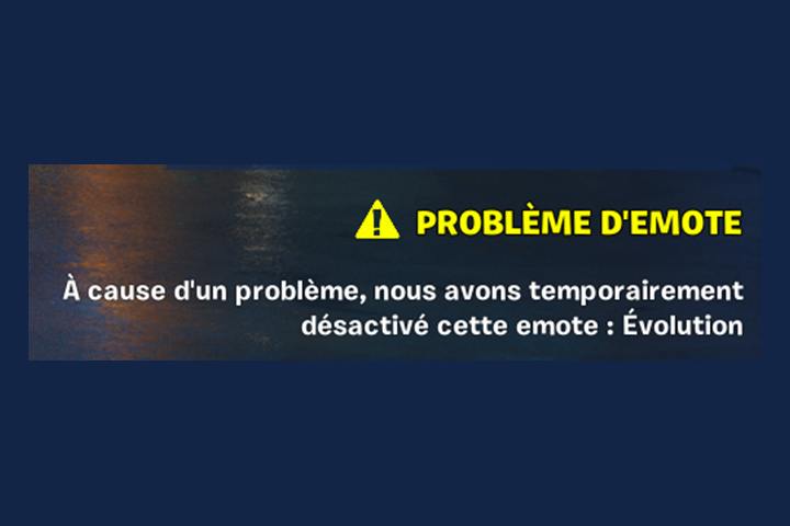 Fortnite : Emote évolution désactivée, l'emote Tony Stark ne fonctionne pas