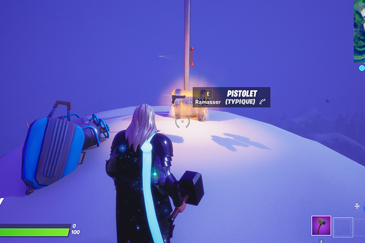 Fortnite : Danser au point le plus élevé et au point le plus bas de la carte, défi semaine 9 saison 4