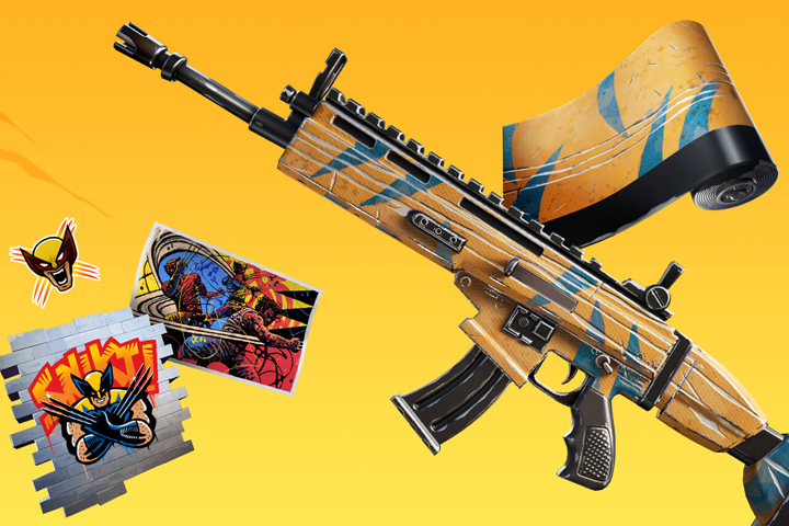 Fortnite : Infliger des dégâts avec les griffes de Wolverine