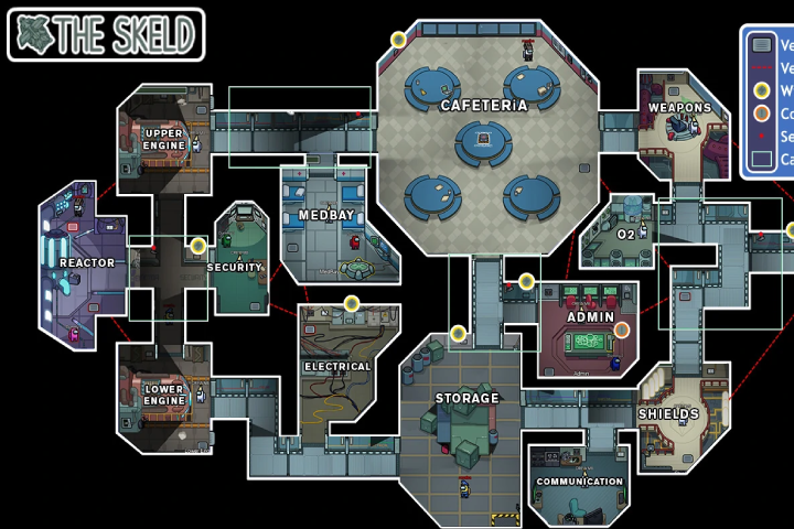 Cartes Among Us, présentation des maps