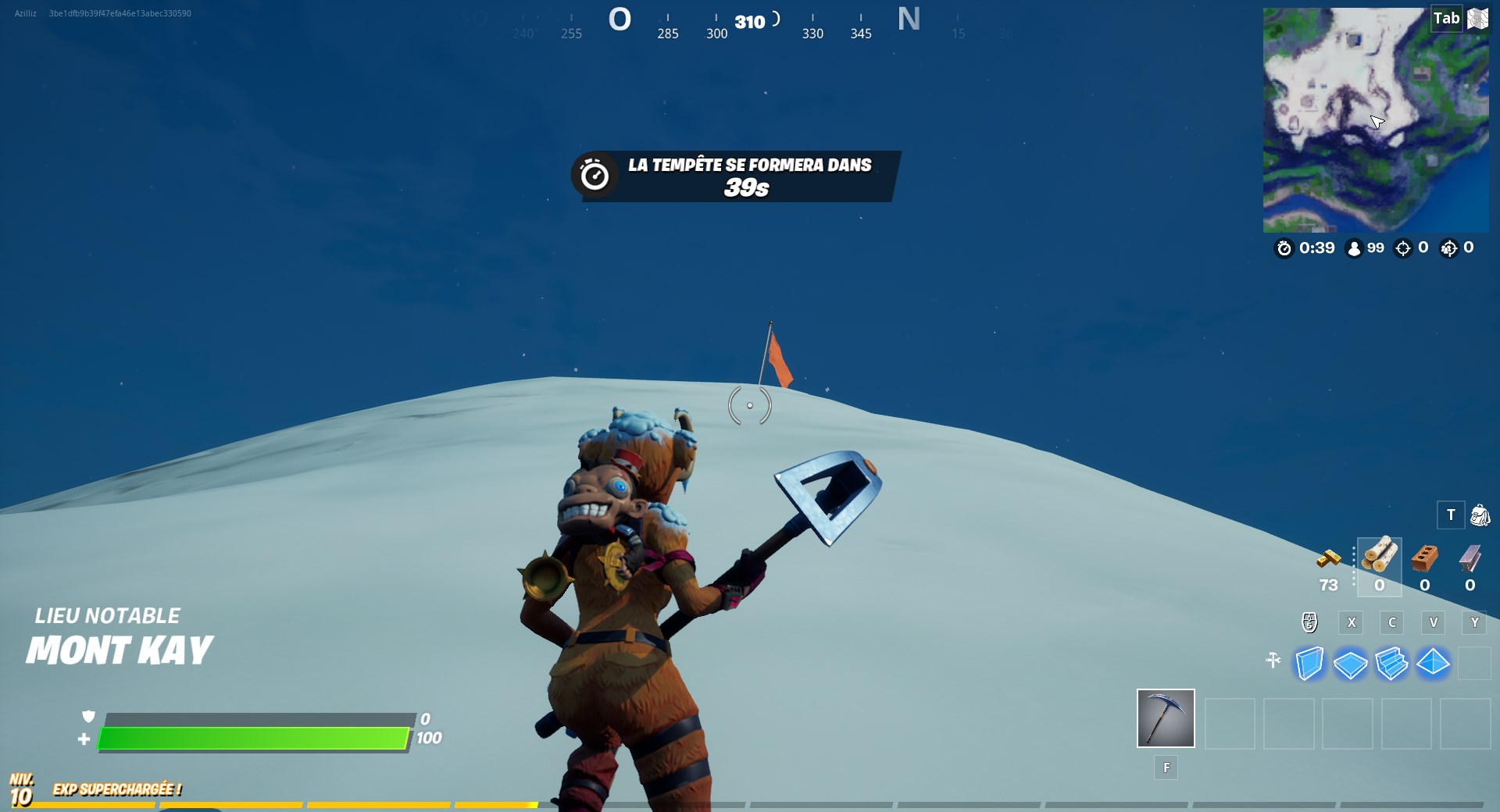 Où est le Mont Kay dans Fortnite pour le défi ?
