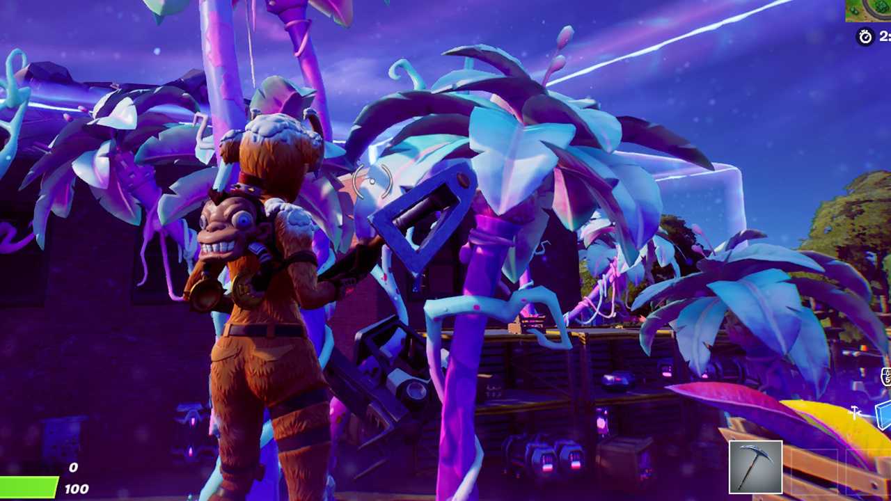 Détruire des arbres extraterrestres dans Fortnite, défi saison 7
