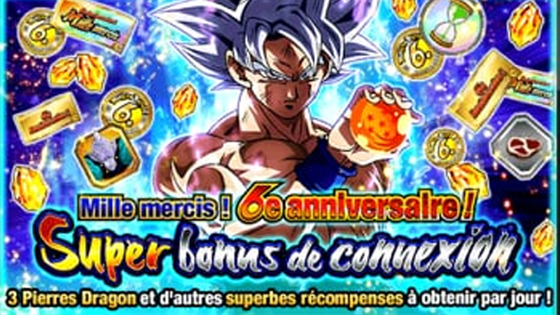 Ticket Mille mercis Dokkan 6 ans, comment en obtenir ?