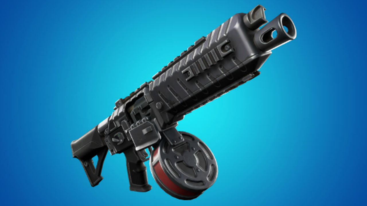Drum Shotgun au 16.50 sur Fortnite, retour du fusil à pompe à tambour