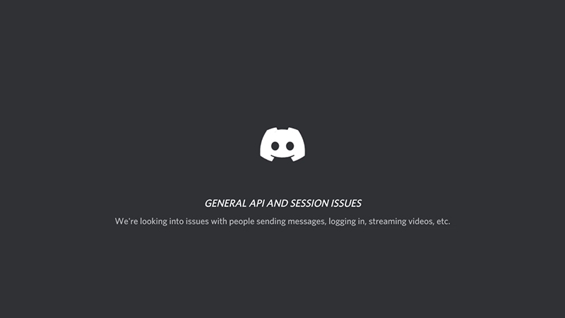 Discord General API and session issues, d'où vient le problème de connexion ?