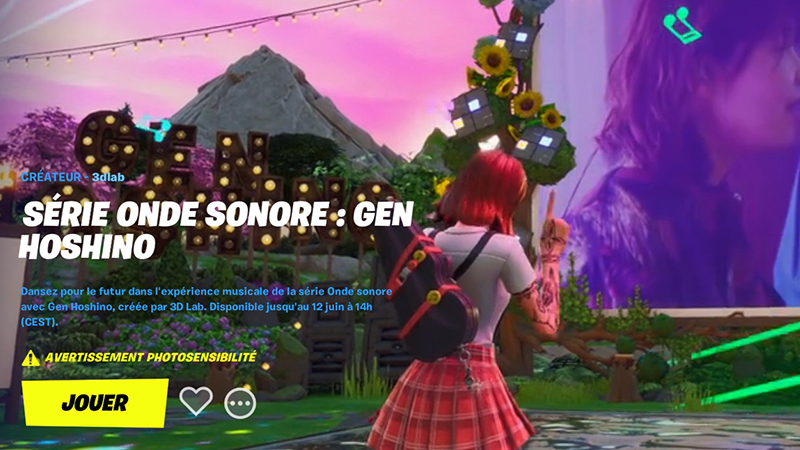 Obtenez la pièce de concert de la Série Onde Sonore Gen Hoshino, défi saison 3