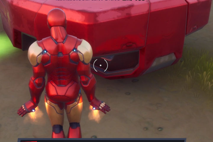 Fortnite : Utiliser une emote à l'atelier Stark pour devenir Iron Man, défi éveil saison 4