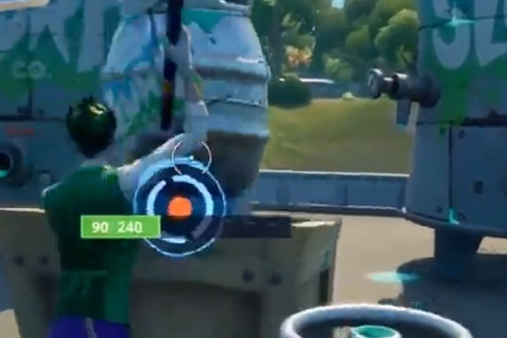 Fortnite : Relâcher du bleuvage dans l'atmosphère, défi saison 4