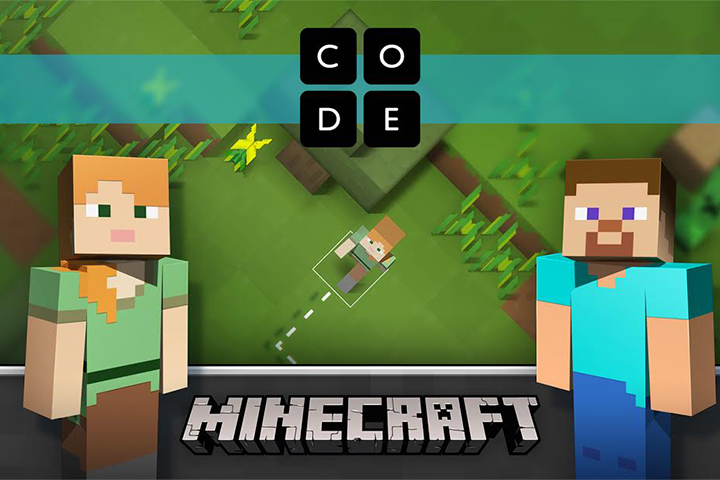 Heure de code Minecraft, apprendre la programmation
