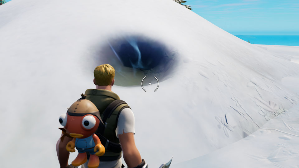 Utiliser un déguisement, puis déposer des plans d'armes à Synapse Station Fortnite, saison 2 chapitre 3