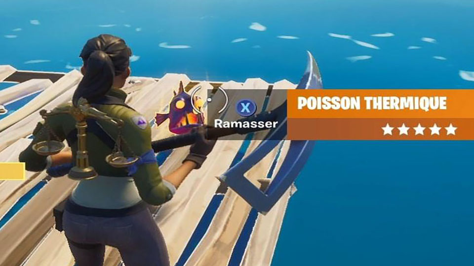 Poisson Thermique Fortnite saison 2 chapitre 3, où trouver des thermopoissons ?
