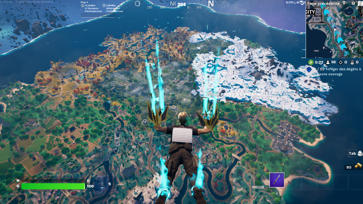 Parcourir la distance vers le nord-est Fortnite, comment réussir le défi de la semaine 6 ?