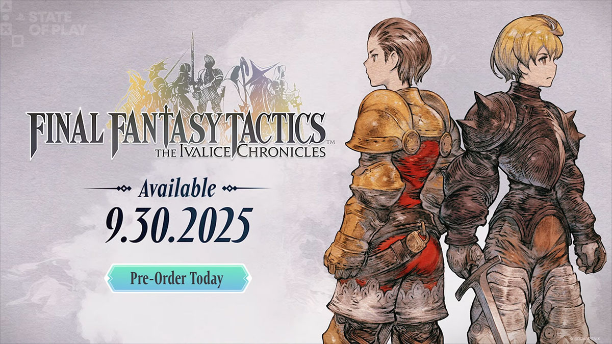 Final Fantasy Tactics Remaster dévoilé au State of Play avec une date de sortie !