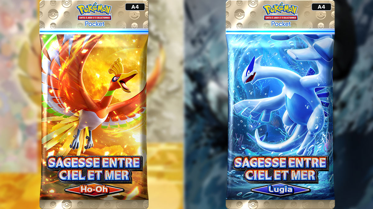 Faut-il ouvrir les boosters Ho-Oh ou Lugia en premier pour l'extension Sagesse entre Ciel et Mer de Pokémon JCC Pocket ?