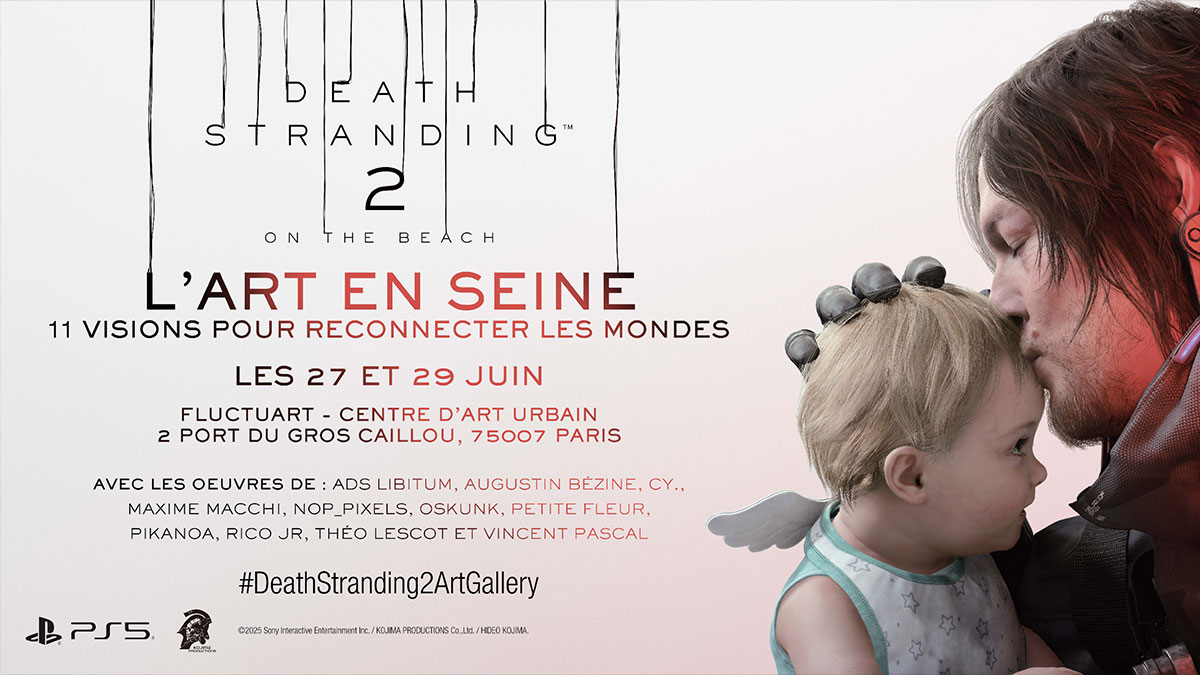 Death Stranding 2 : Une exposition artistique éphémère sur les thèmes du jeu d'Hideo Kojima a ne surtout pas manquer !