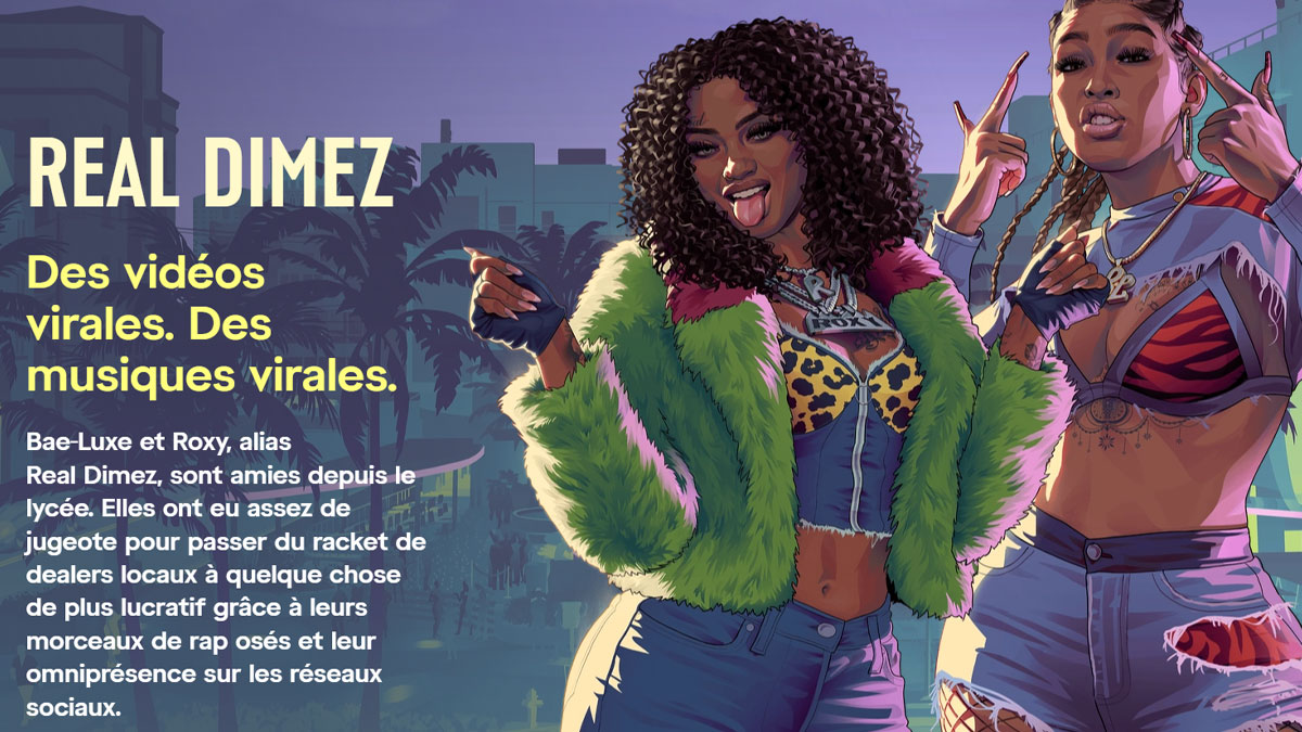 Real Dimez : ce duo rap qui va faire trembler Vice City dans GTA 6