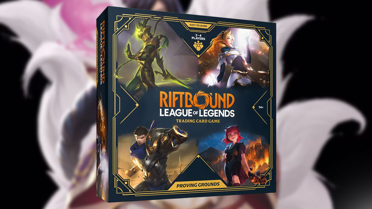 Riftbound : le contenu du coffret Proving Grounds avec les decks Lux, Garen, Annie et Maître Yi