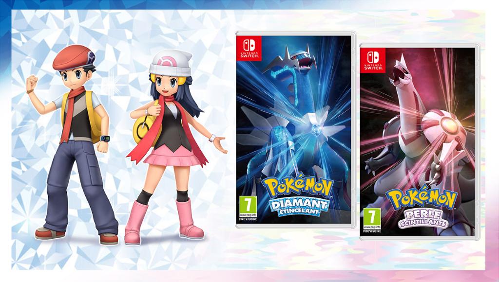 Pokémon Diamant Etincelant et Perle Scintillante, date de sortie sur Switch
