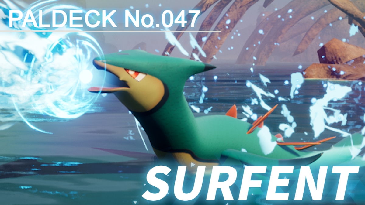 Surfent Palworld emplacement : où en trouver pour en capturer ?