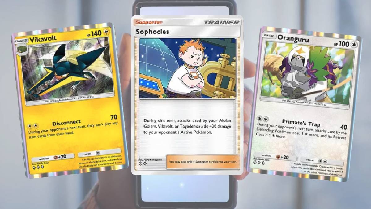 Deck Sophocles sur Pokémon JCC Pocket : liste de toutes les cartes