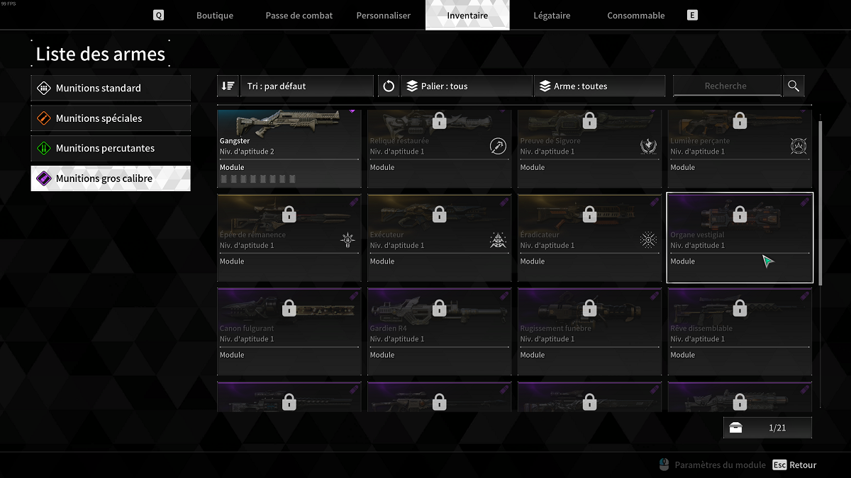 Vestigial Organ (Organe Vestigial) comment obtenir l'arme la plus forte de The First Descendant ?