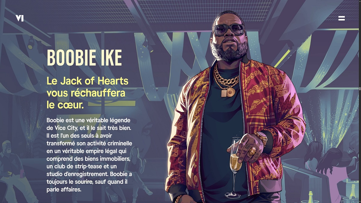 Vice City dans la peau : Boobie Ike, l’empereur de la street de GTA 6 se dévoile enfin grâce à sa fiche de personnage !
