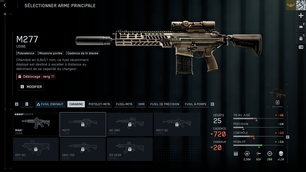 M277 BF6 : Quels accessoires et build prendre pour cette Carabine sur Battlefield 6 ?
