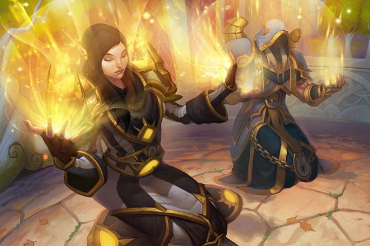 Prêtre Sacré sur WoW Shadowlands, talents, stats, stuff, légendaire et congrégation du Holy priest