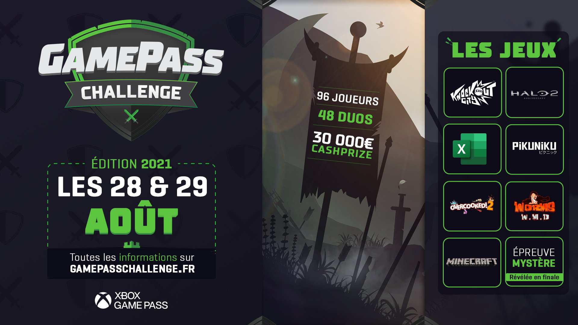 Gamepass Challenge date et heure, quand a lieu l'événement ?