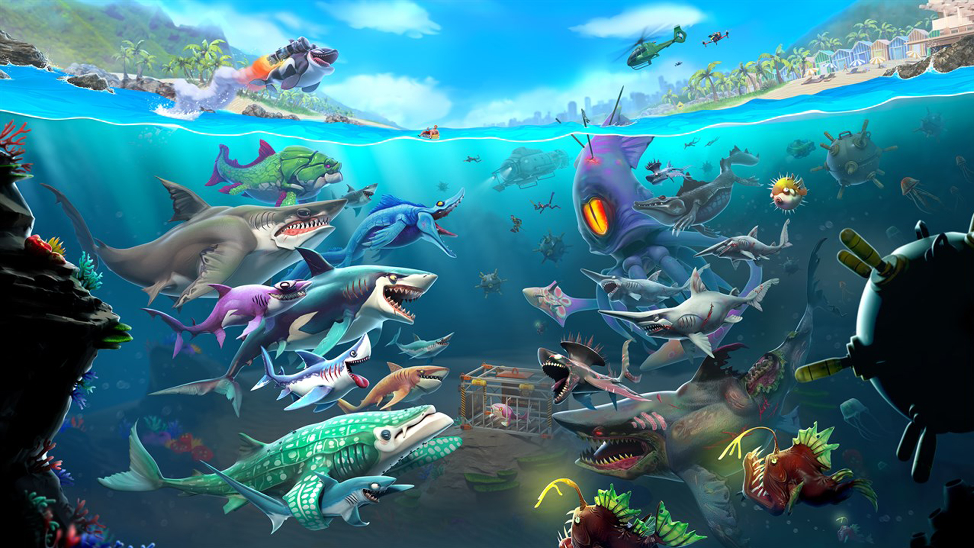 Générateur de rubis et de pièces d'or Hungry Shark World, des sites à éviter