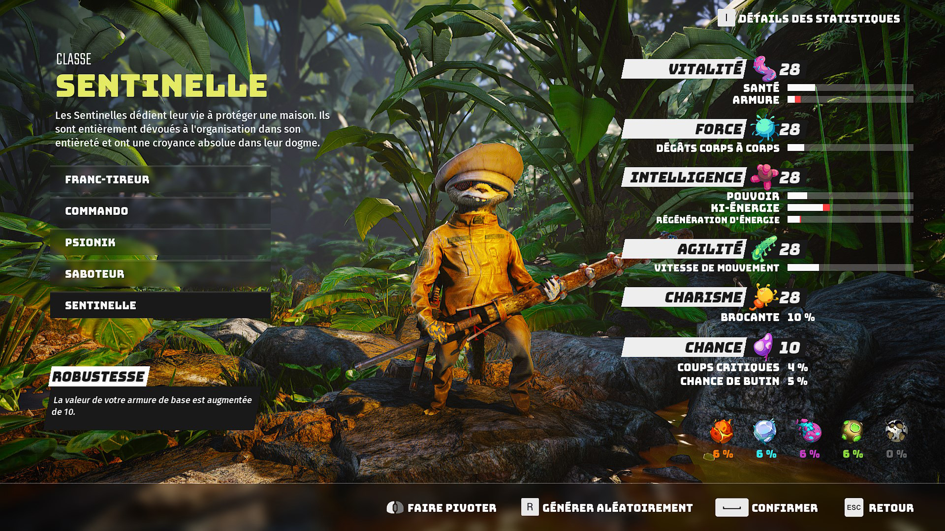 Sentinelle Biomutant, build recommandé et présentation
