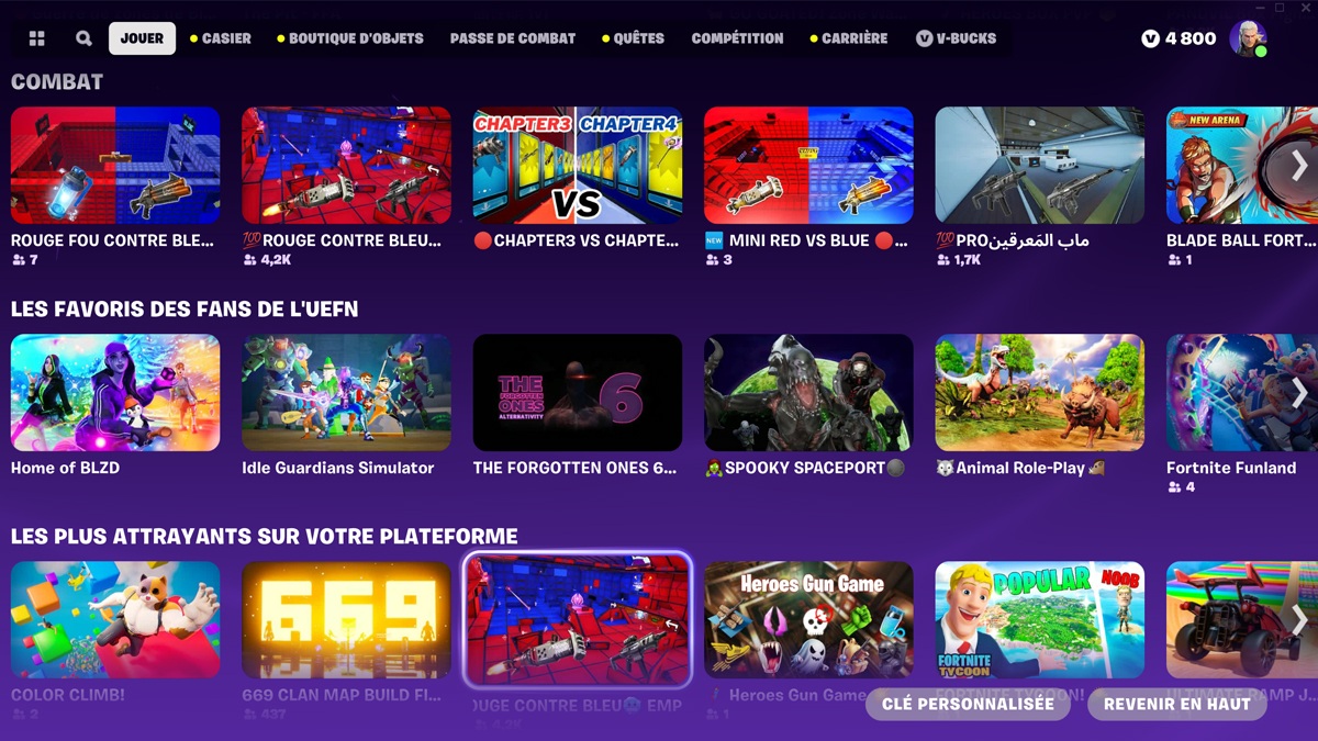 Gagner de l'EXP dans des expériences conçues par des créateurs sur Fortnite, comment accomplir le défi Cauchemars 2023 en saison 4 du chapitre 4 ?