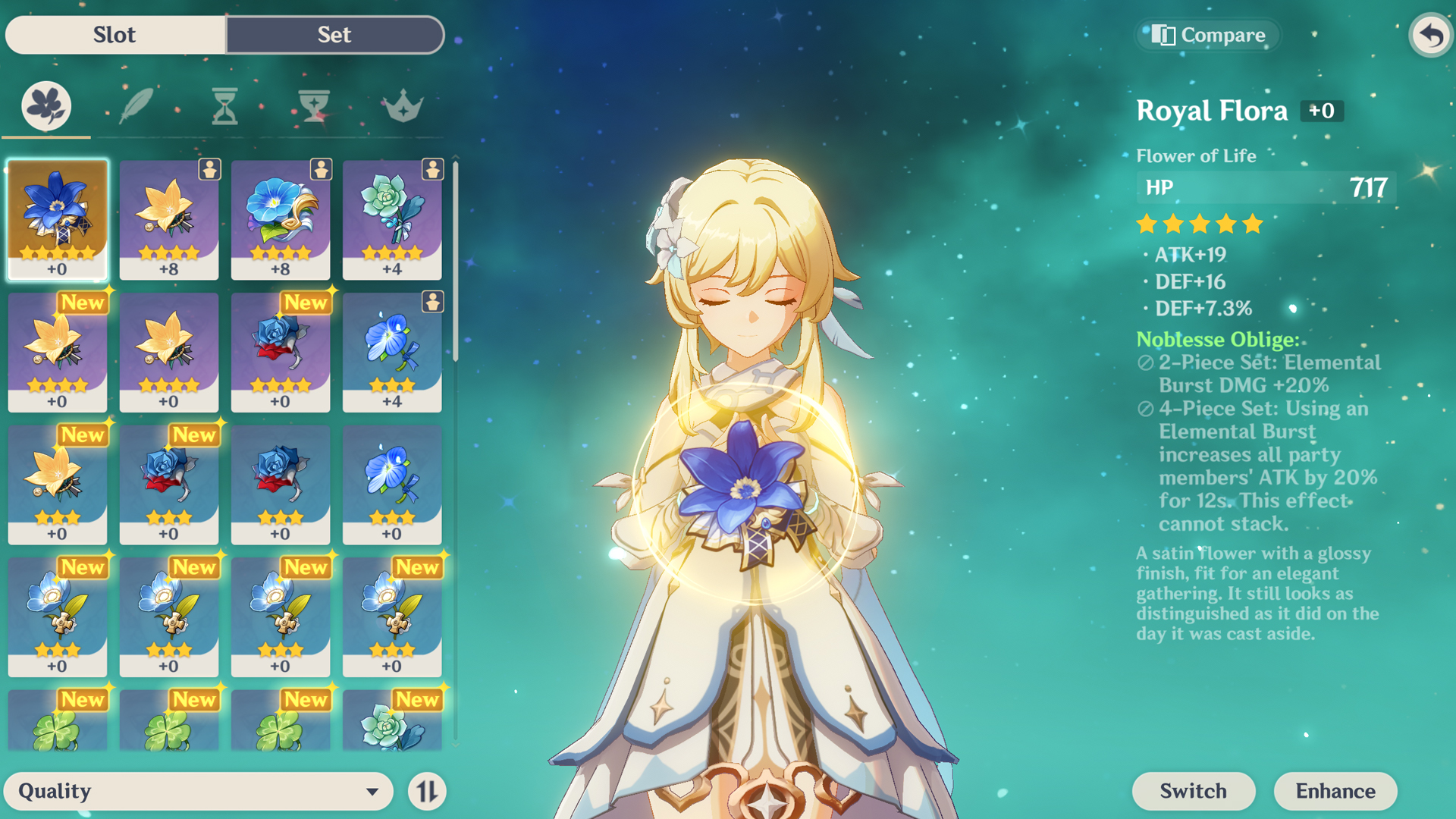 Ancien rituel royal Genshin Impact, comment obtenir les artefacts ?