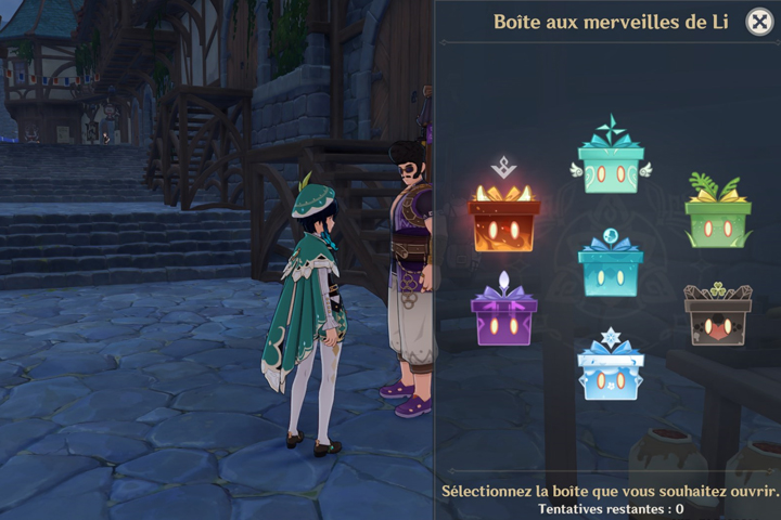 Merveilleuse marchandise Genshin Impact, tout savoir sur l'événement temporaire