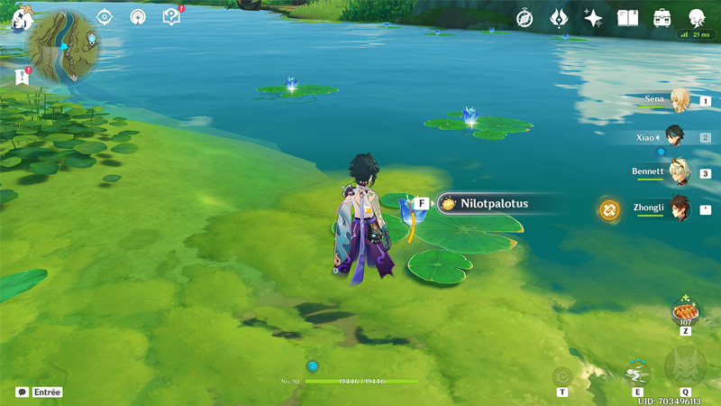 Nilotpalotus Genshin Impact, où en trouver ?