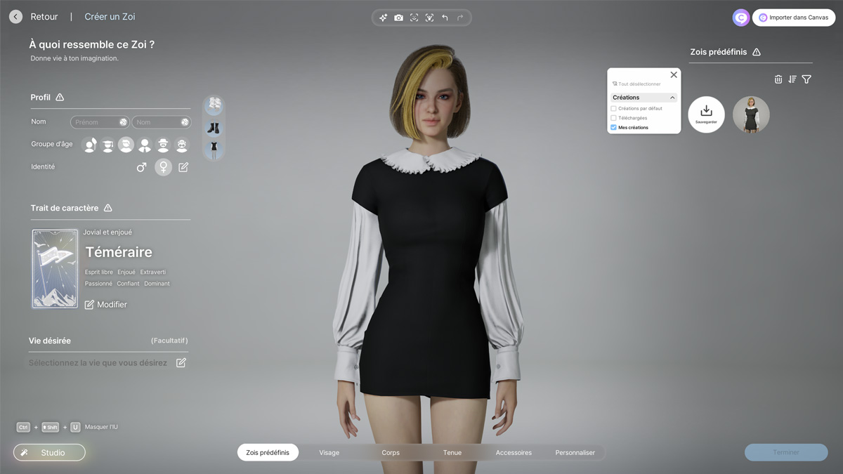 Transfert perso InZOI : comment télécharger son ZOI de la démo vers l'accès anticipé ?