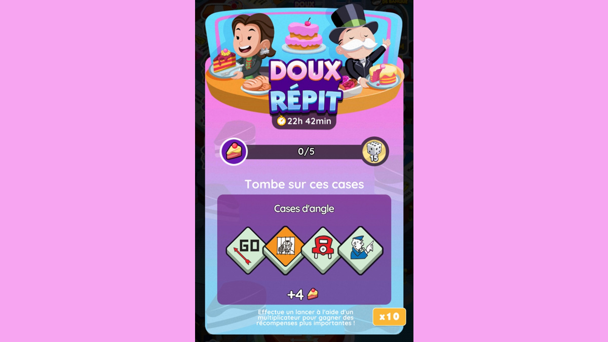 Doux répit Monopoly GO, paliers, récompenses et durée pour l'événement d'avril 2024