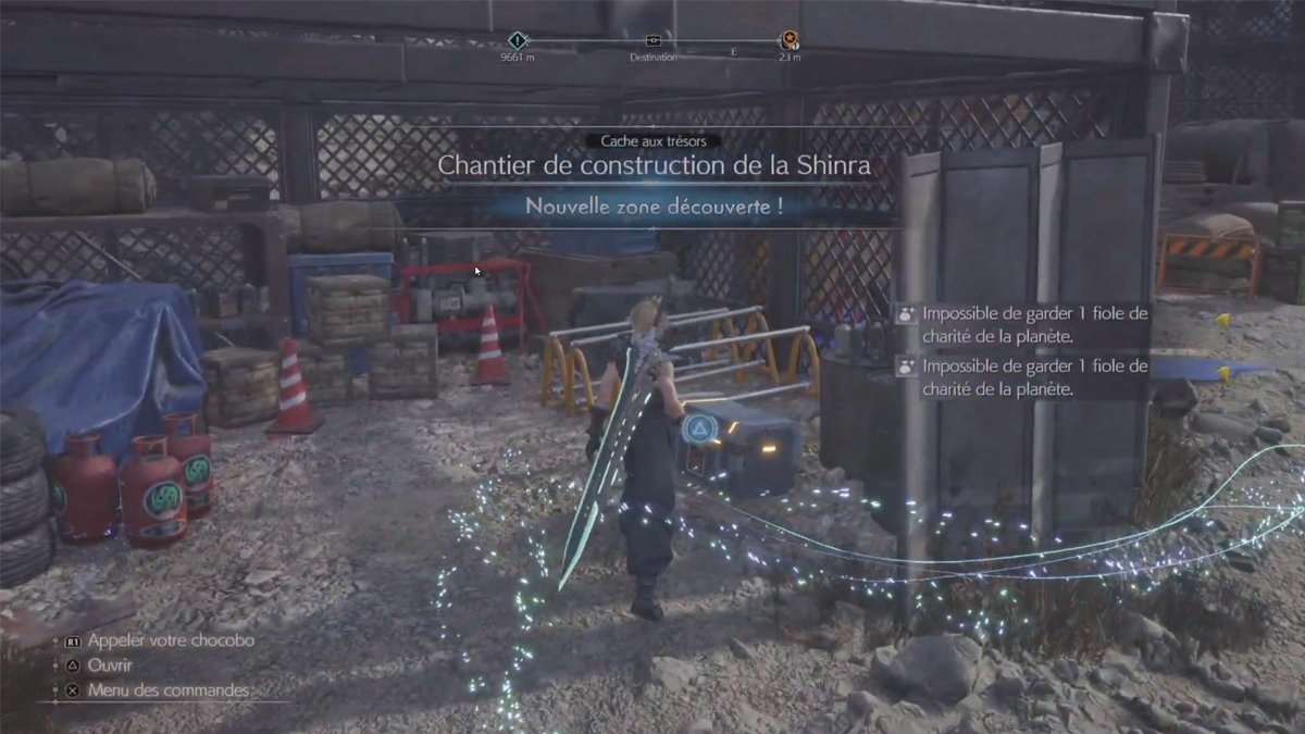 Cache aux trésors Chantier de construction de la Shinra FF7 Rebirth : où trouver les coffres dans la région de Junon ?