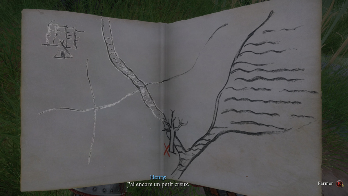 Kingdom Come Deliverance 2 Carte des bandits de Vidlak : où est cacher le trésor dans KCD2 ?