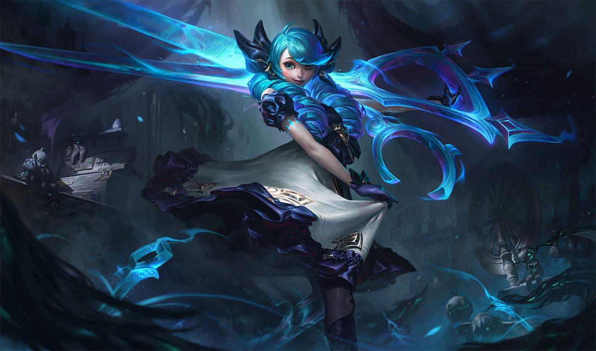 Gwen TFT au Set 5.5 : sort, stats, origine et classe