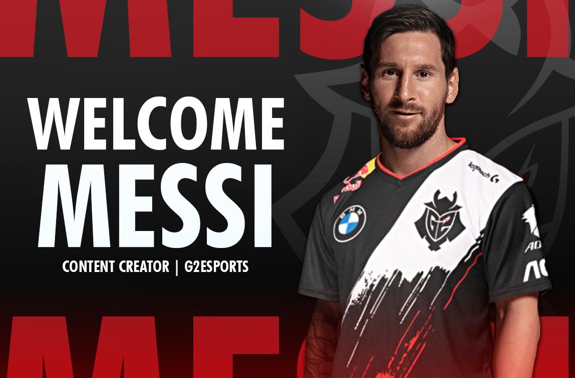 G2 Messi, le joueur de foot rejoindrait le club G2 Esports