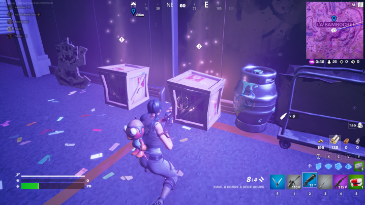 Ouvrir de force des caisses pour trouver l'holocron des Sith dans Fortnite, défi saison 3, chapitre 3