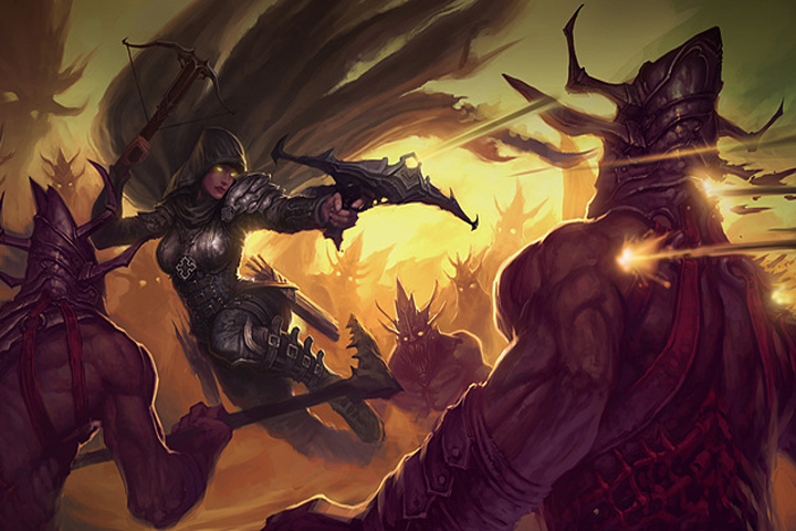 Build Chasseur de démons Autours des Terres d'effroi Fleche vorace en saison 28 sur Diablo 3, sorts, stuff et cube de Kanai