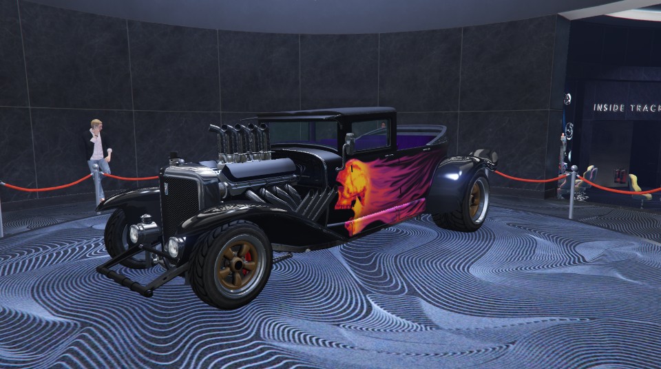 Albany Fränken Stange sur GTA 5 Online, la voiture du podium du casino